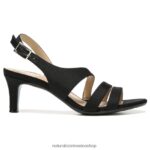 sandalias | sandalia de vestir taimi 60D4P0504 Naturalizer mujer tela negra - Imagen 2