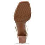 sandalias | sandalia de vestir thena 60D4P0681 Naturalizer mujer piel de serpiente dorada - Imagen 7