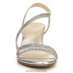 sandalias | sandalia de vestir vanessa 60D4P025 Naturalizer mujer tela plateada - Imagen 5