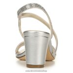 sandalias | sandalia de vestir vanessa 60D4P025 Naturalizer mujer tela plateada - Imagen 6