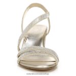 sandalias | sandalia de vestir vanessa 60D4P026 Naturalizer mujer tela de champán - Imagen 5