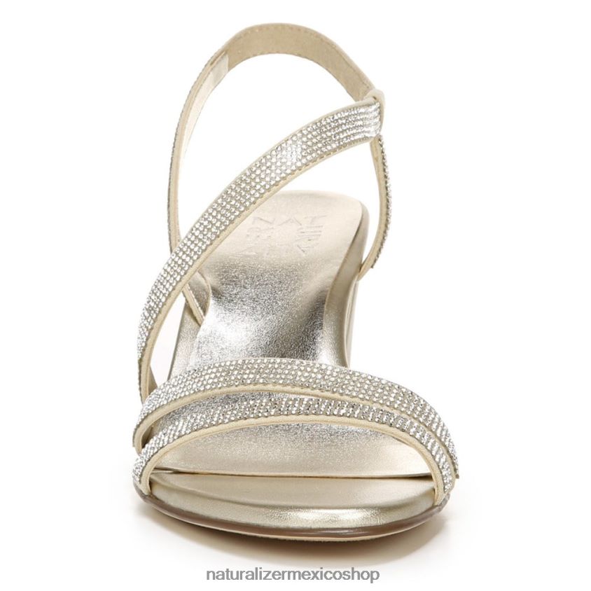 sandalias | sandalia de vestir vanessa 60D4P026 Naturalizer mujer tela de champán - Imagen 5