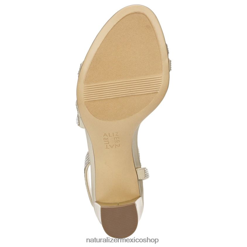 sandalias | sandalia de vestir vanessa 60D4P026 Naturalizer mujer tela de champán - Imagen 7