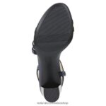sandalias | sandalia de vestir vanessa 60D4P028 Naturalizer mujer tela azul marino francés - Imagen 7