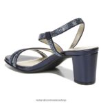 sandalias | sandalia de vestir vanessa 60D4P028 Naturalizer mujer tela azul marino francés - Imagen 8