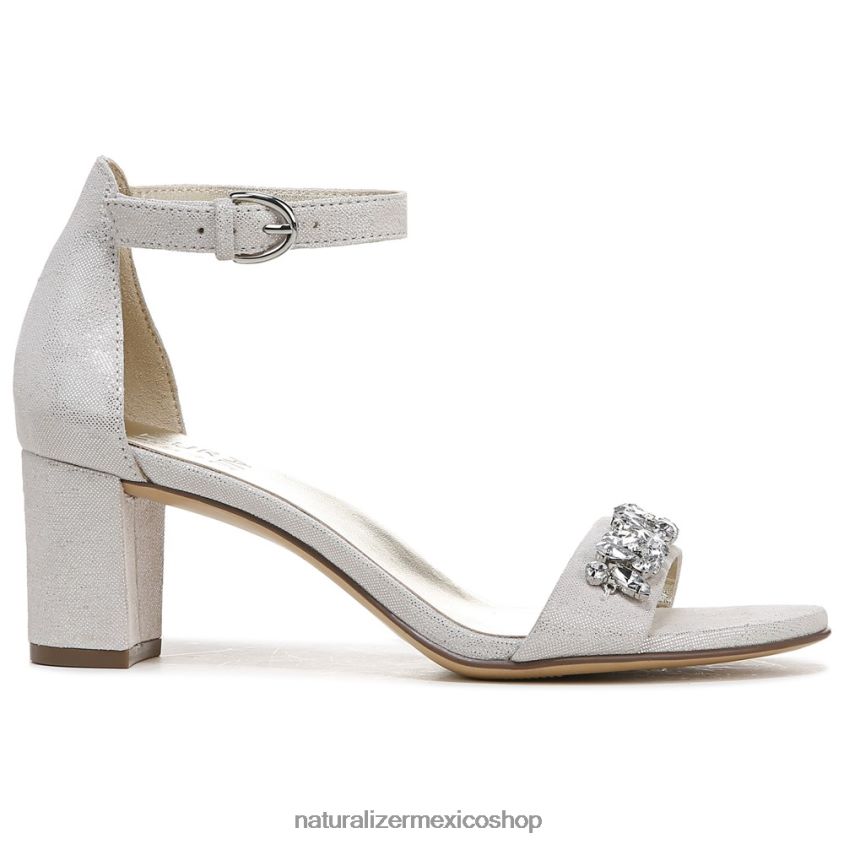 sandalias | sandalia de vestir vera 2 60D4P0609 Naturalizer mujer cuero plateado - Imagen 2