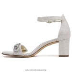 sandalias | sandalia de vestir vera 2 60D4P0609 Naturalizer mujer cuero plateado - Imagen 3