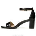 sandalias | sandalia de vestir vera 60D4P010 Naturalizer mujer charol negro - Imagen 3