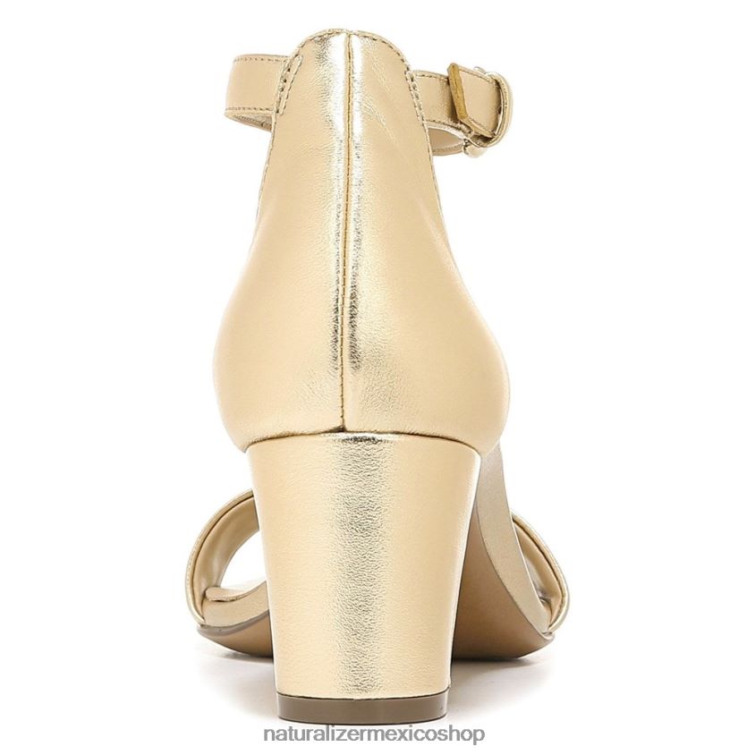 sandalias | sandalia de vestir vera 60D4P011 Naturalizer mujer cuero dorado oscuro - Imagen 6