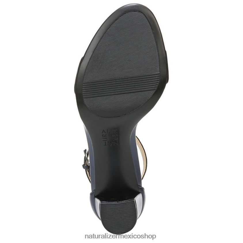 sandalias | sandalia de vestir vera 60D4P015 Naturalizer mujer cuero azul marino francés - Imagen 7