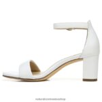 sandalias | sandalia de vestir vera 60D4P016 Naturalizer mujer cuero blanco - Imagen 3
