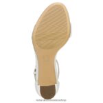 sandalias | sandalia de vestir vera 60D4P016 Naturalizer mujer cuero blanco - Imagen 7