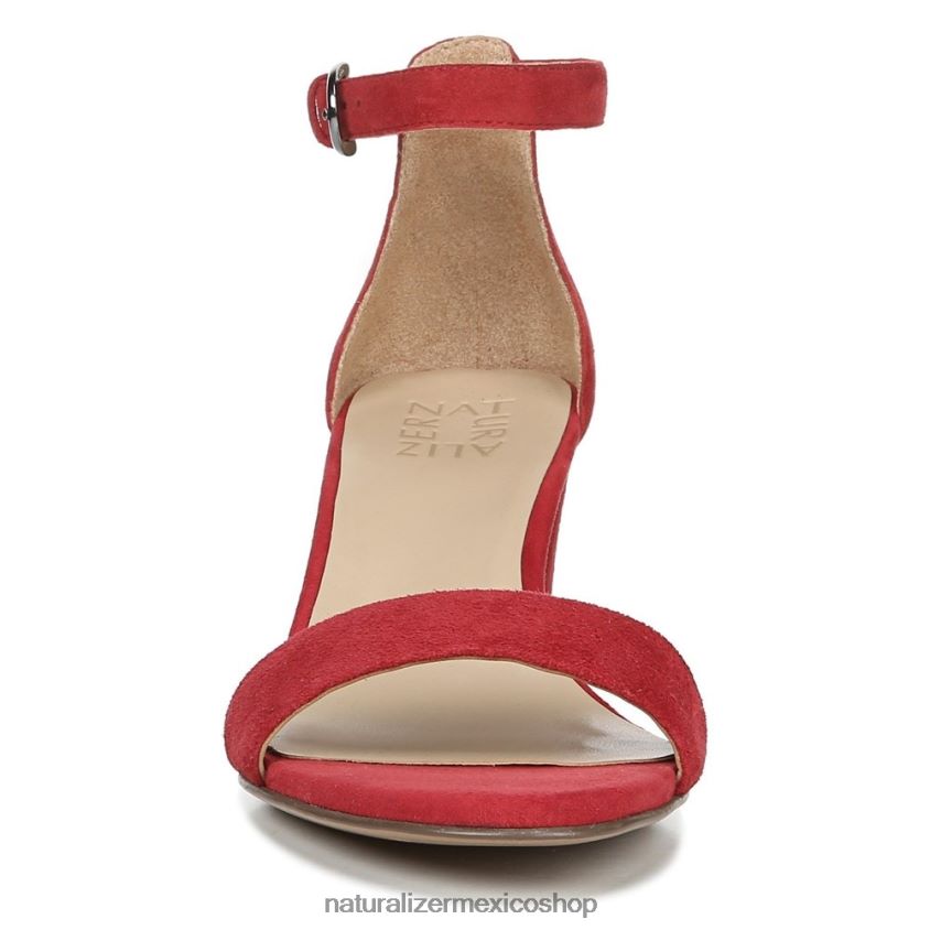 sandalias | sandalia de vestir vera 60D4P019 Naturalizer mujer gamuza de salsa picante - Imagen 5