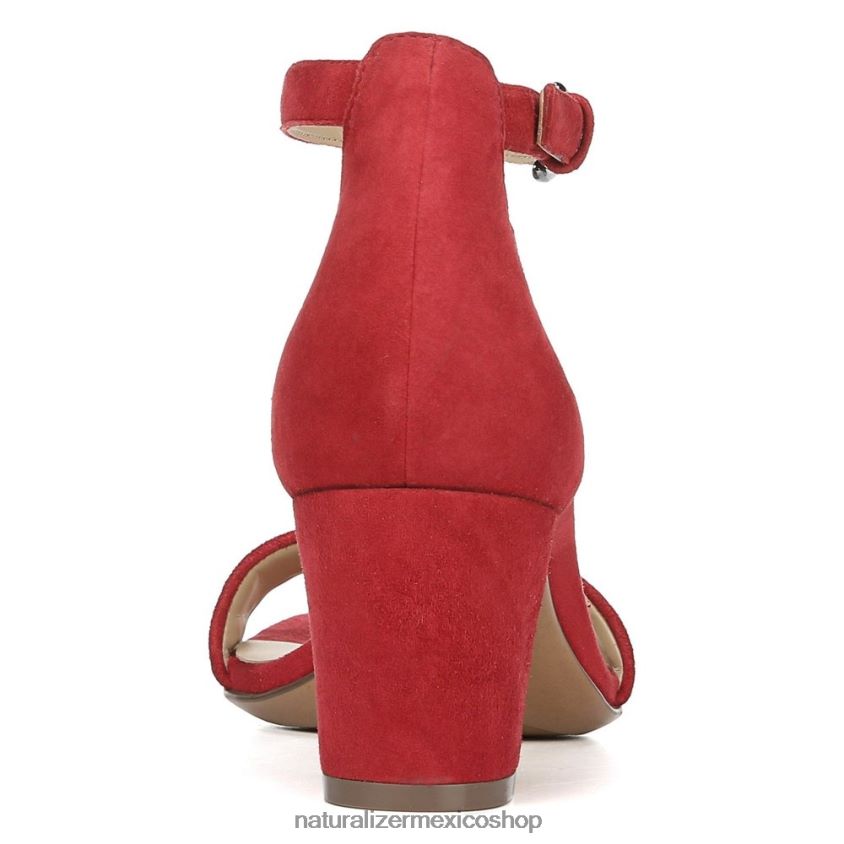 sandalias | sandalia de vestir vera 60D4P019 Naturalizer mujer gamuza de salsa picante - Imagen 6