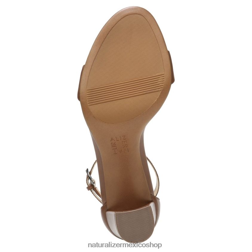 sandalias | sandalia de vestir vera 60D4P01 Naturalizer mujer cuero de nuez moscada - Imagen 7
