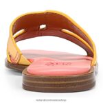 sandalias | sandalia fama 60D4P0290 Naturalizer mujer cuero amarillo - Imagen 6