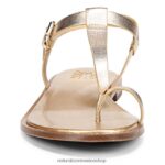 sandalias | sandalia fifi 60D4P0357 Naturalizer mujer cuero dorado oscuro - Imagen 5