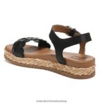 sandalias | sandalia neila 60D4P0206 Naturalizer mujer cuero negro - Imagen 8