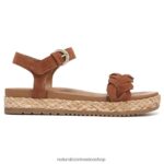 sandalias | sandalia neila 60D4P0207 Naturalizer mujer cuero marrón té inglés - Imagen 2
