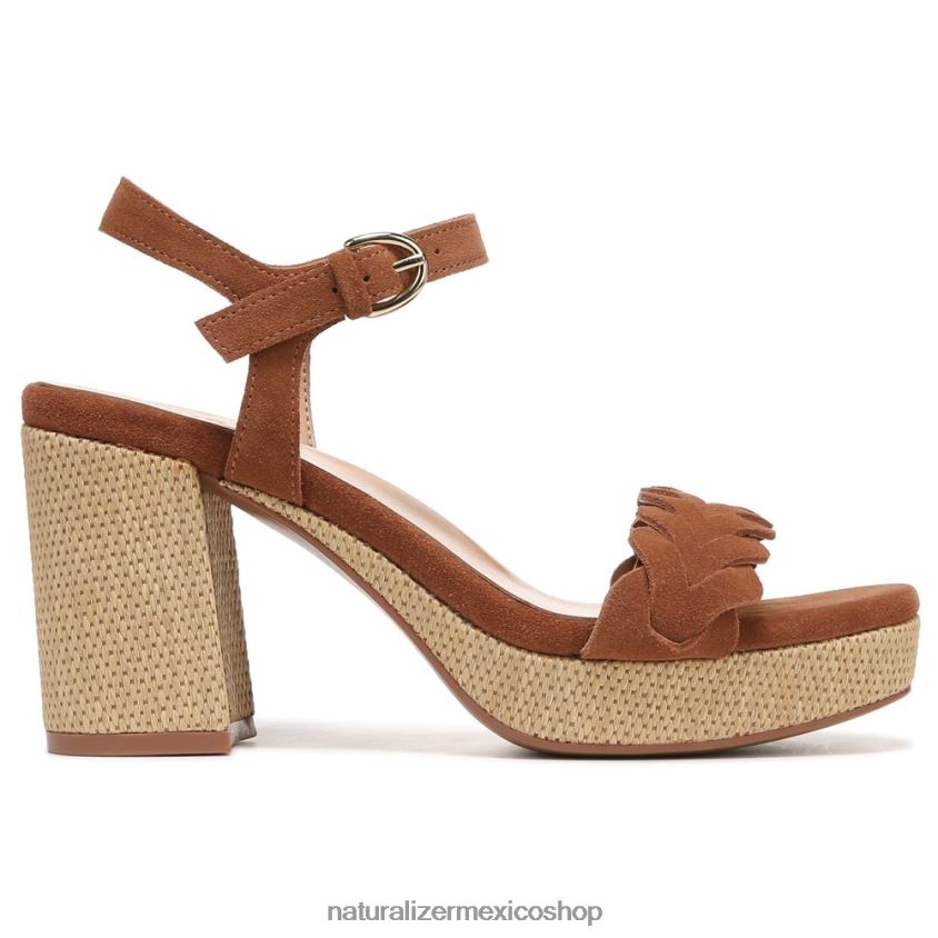 sandalias | sandalia pandora 60D4P0338 Naturalizer mujer cuero marrón té inglés - Imagen 2