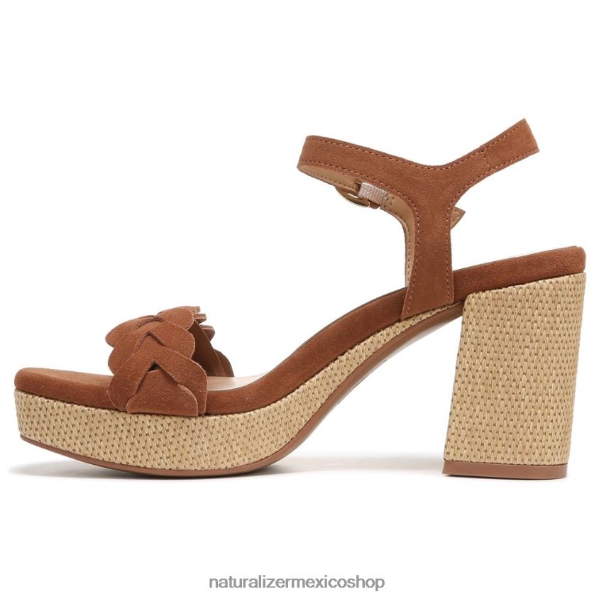 sandalias | sandalia pandora 60D4P0338 Naturalizer mujer cuero marrón té inglés - Imagen 3