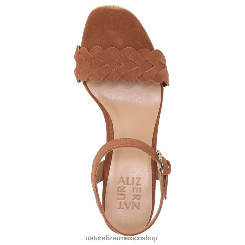 sandalias | sandalia pandora 60D4P0338 Naturalizer mujer cuero marrón té inglés - Imagen 4