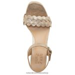 sandalias | sandalia pandora 60D4P0340 Naturalizer mujer cuero dorado suave - Imagen 4