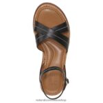 sandalias | sandalia rikki 60D4P0613 Naturalizer mujer cuero negro - Imagen 4