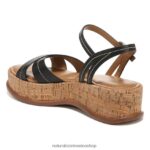 sandalias | sandalia rikki 60D4P0613 Naturalizer mujer cuero negro - Imagen 8