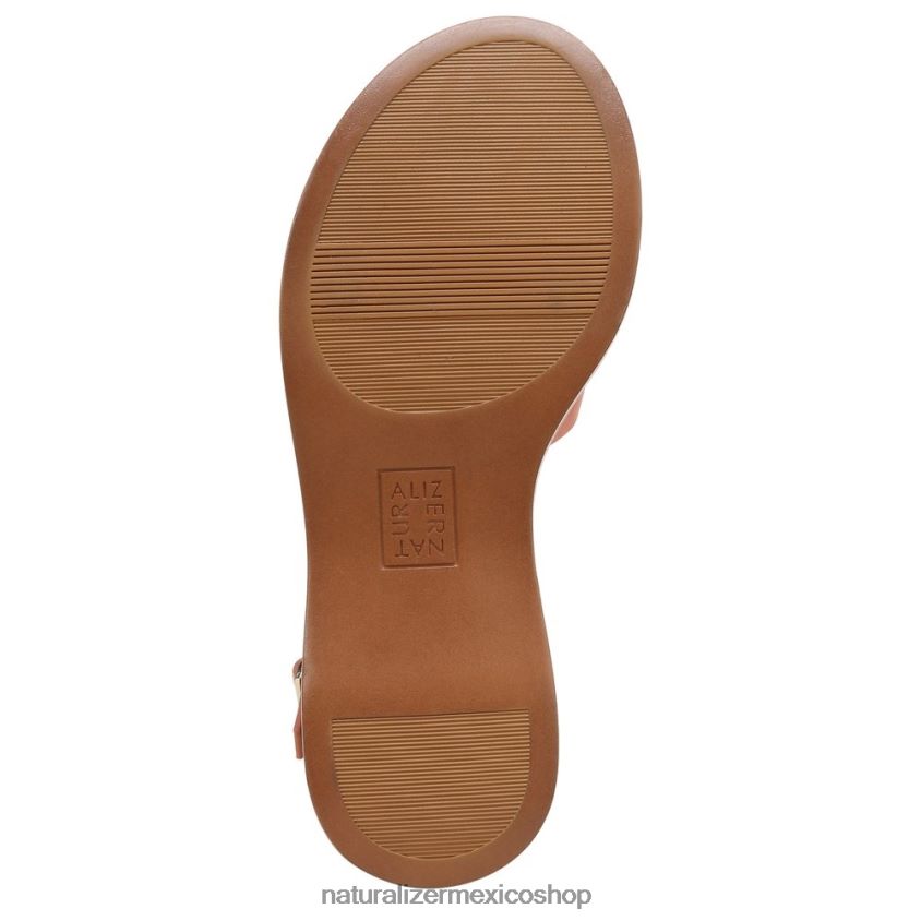 sandalias | sandalia rikki 60D4P0614 Naturalizer mujer cuero rosa melocotón coral - Imagen 7