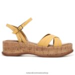 sandalias | sandalia rikki 60D4P0615 Naturalizer mujer cuero amarillo narciso - Imagen 2