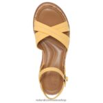sandalias | sandalia rikki 60D4P0615 Naturalizer mujer cuero amarillo narciso - Imagen 4