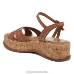 sandalias | sandalia rikki 60D4P0616 Naturalizer mujer cuero marrón té inglés - Imagen 8