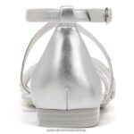 sandalias | sandalia sicilia 60D4P0379 Naturalizer mujer tela plateada - Imagen 6