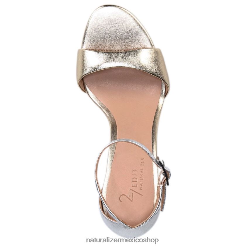 sandalias | Sandalia vestir violeta 27 edit 60D4P0140 Naturalizer mujer cuero champán - Imagen 4