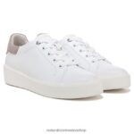 zapatillas | tenis morrison 2.0 con cordones 60D4P091 Naturalizer mujer piel blanca/tórtola