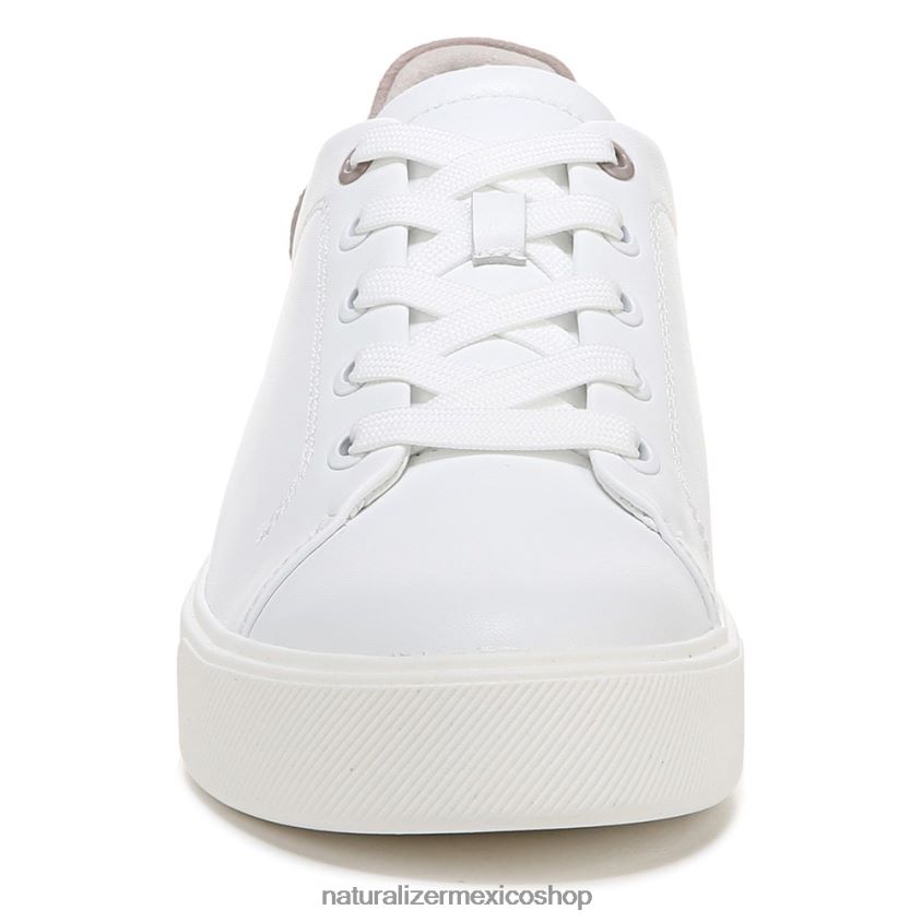 zapatillas | tenis morrison 2.0 con cordones 60D4P091 Naturalizer mujer piel blanca/tórtola - Imagen 5