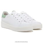 zapatillas | tenis morrison 2.0 con cordones 60D4P092 Naturalizer mujer cuero blanco/verde menta