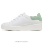 zapatillas | tenis morrison 2.0 con cordones 60D4P092 Naturalizer mujer cuero blanco/verde menta - Imagen 3