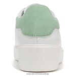 zapatillas | tenis morrison 2.0 con cordones 60D4P092 Naturalizer mujer cuero blanco/verde menta - Imagen 6