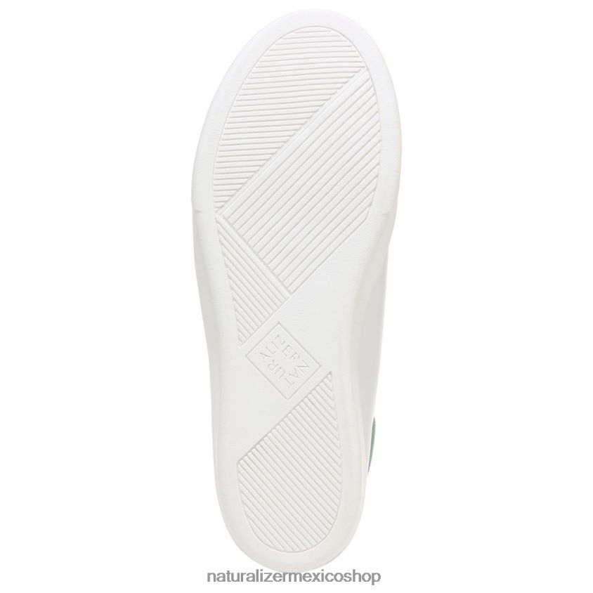zapatillas | tenis morrison 2.0 con cordones 60D4P092 Naturalizer mujer cuero blanco/verde menta - Imagen 7