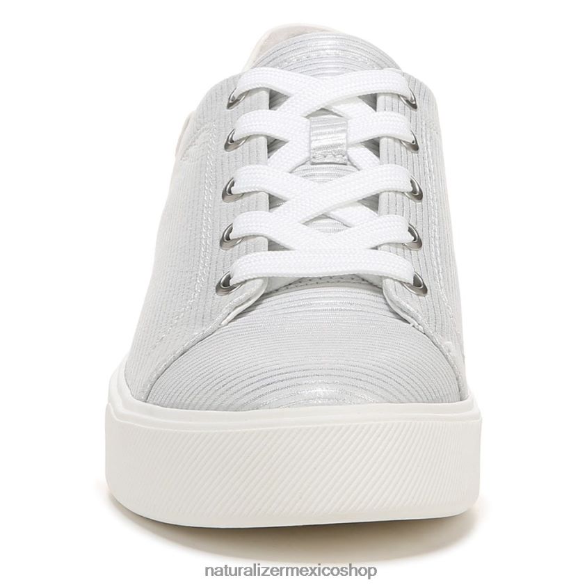 zapatillas | tenis morrison 2.0 con cordones 60D4P093 Naturalizer mujer cuero plateado - Imagen 5