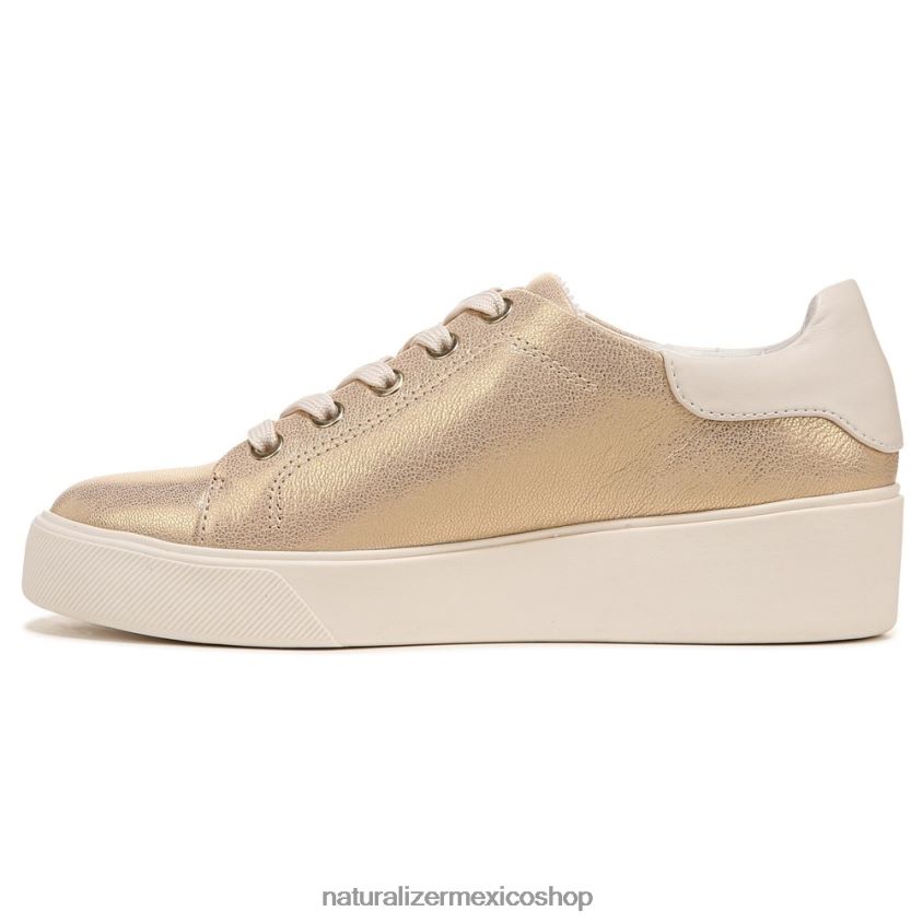 zapatillas | tenis morrison 2.0 con cordones 60D4P094 Naturalizer mujer cuero dorado - Imagen 3