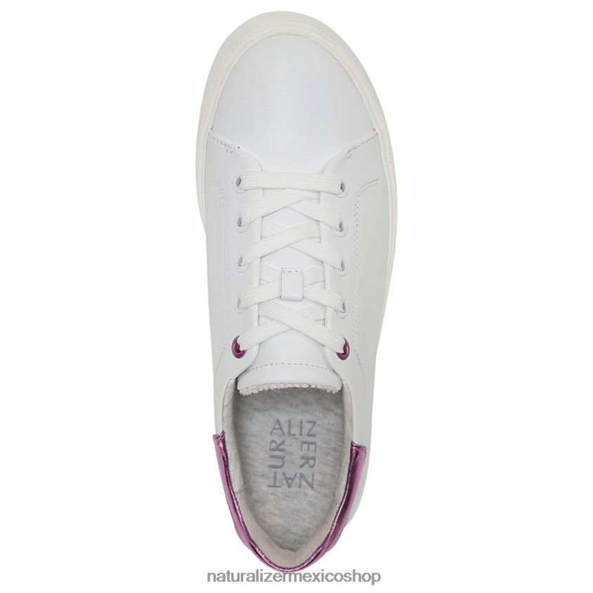 zapatillas | tenis morrison 2.0 con cordones 60D4P095 Naturalizer mujer cuero blanco - Imagen 4