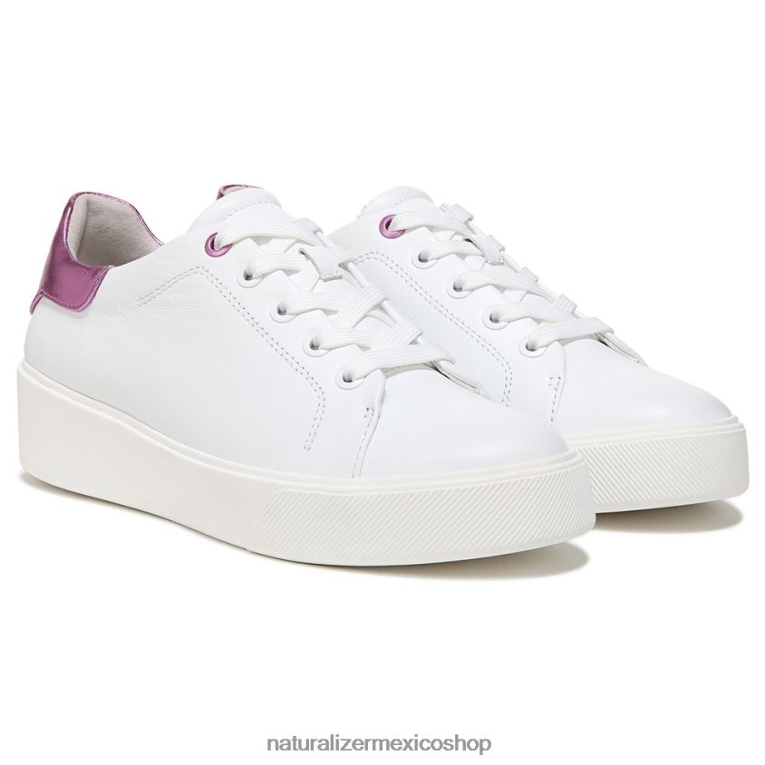 zapatillas | tenis morrison 2.0 con cordones 60D4P095 Naturalizer mujer cuero blanco - Imagen 1