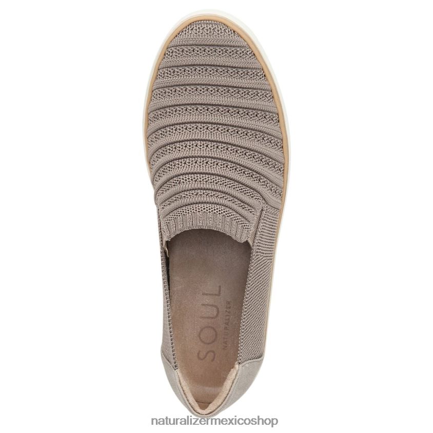 zapatillas | zapatillas sin cordones soul kemper 60D4P0331 Naturalizer mujer tela de punto gris - Imagen 4